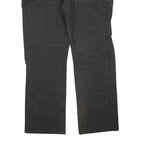 DICKIES Mens Black Regular Straight Denim W40 L32 Workwear Zip Closure Jeans