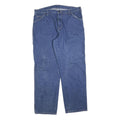 DICKIES Mens Regular Fit Blue Denim Jeans W38 L32 Workwear Zip Pockets