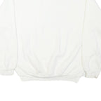 SDI Mens White Golfing Agate Beach Crew Neck M Cotton Blend Sweatshirt