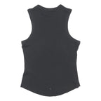 NEXT Womens Black Basic Sleeveless Crew Neck Top UK 16 Cotton Blend