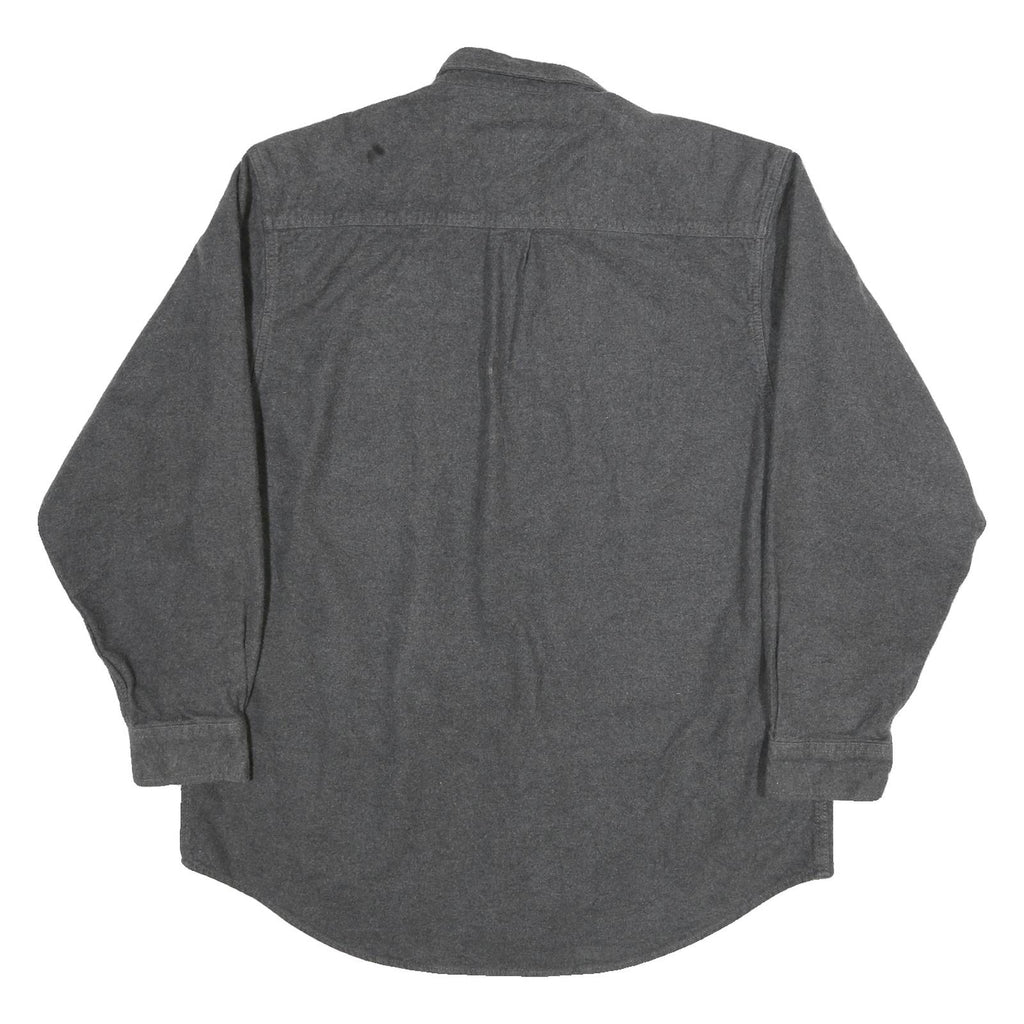 FIELD & STREAM Mens Grey Cotton Blend Long Sleeve Shirt L Casual Outdoor Wear