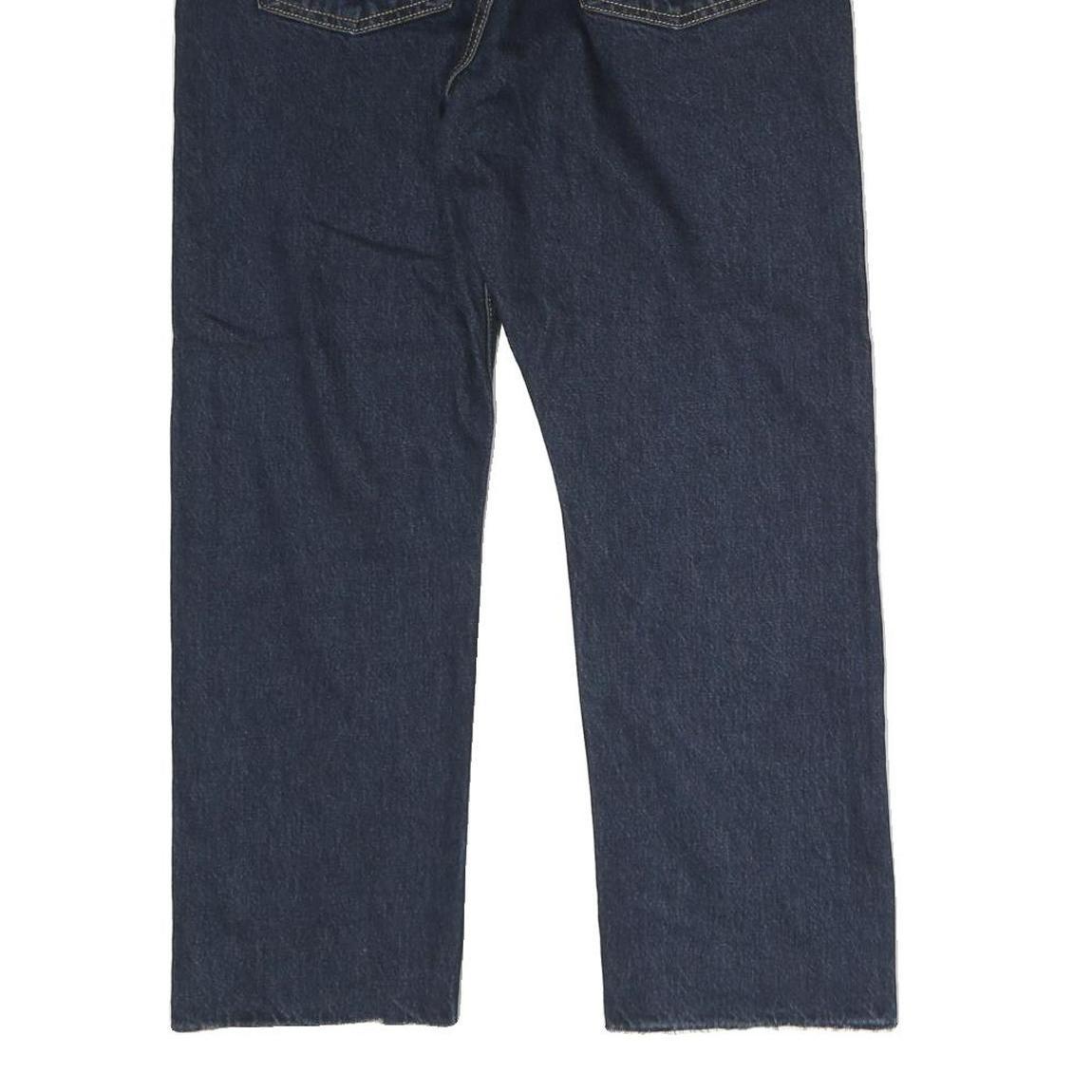 LEVI'S 501 Mens Jeans Blue Regular Straight Denim Dark W30 L26 Classic Button