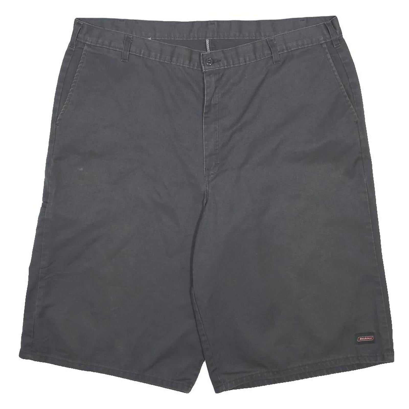 DICKIES Mens Shorts Black Casual Cotton Blend 2XL W44 Workwear Pockets