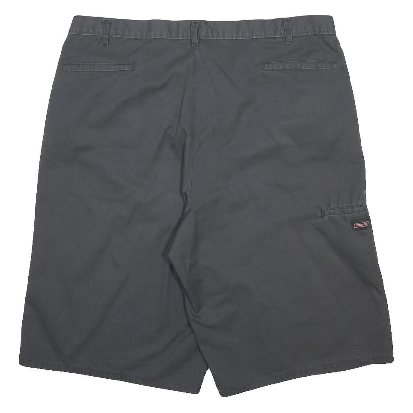DICKIES Mens Shorts Black Casual Cotton Blend 2XL W44 Workwear Pockets