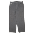 CALVIN KLEIN JEANS Womens Regular Grey Denim W34 L28 Cotton Blend Zip Casual