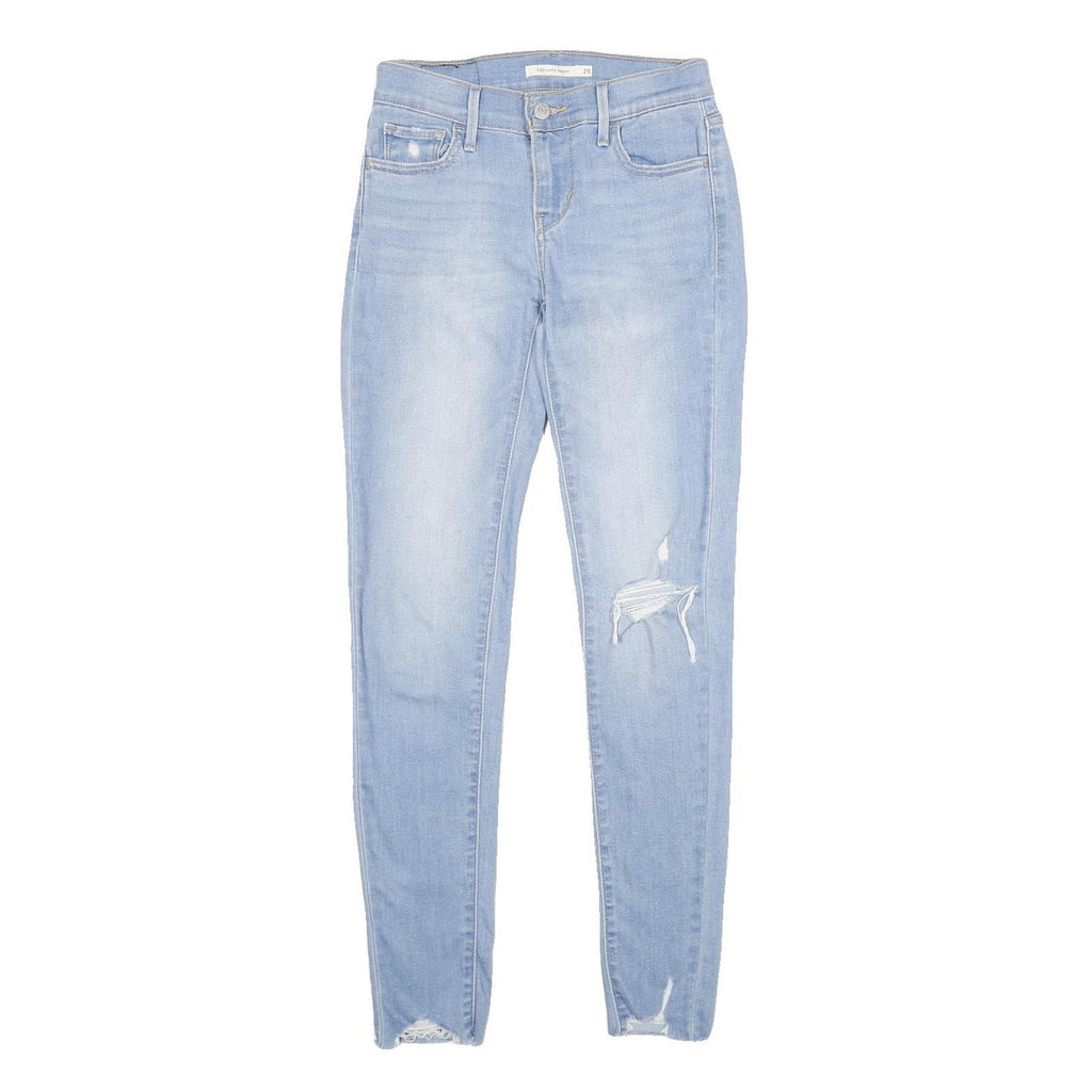 LEVI'S 710 Super Skinny Womens Jeans Blue Slim Skinny Denim Light W25 L30