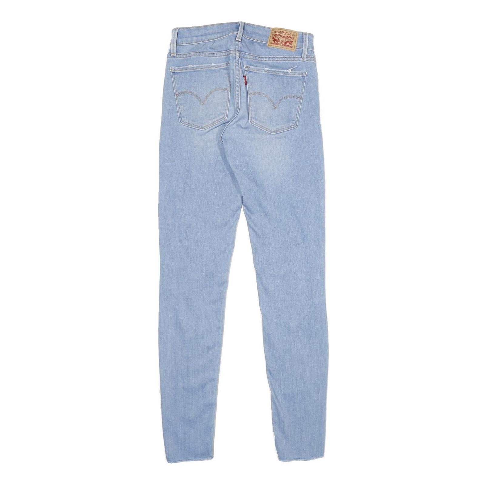 LEVI'S 710 Super Skinny Womens Jeans Blue Slim Skinny Denim Light W25 L30