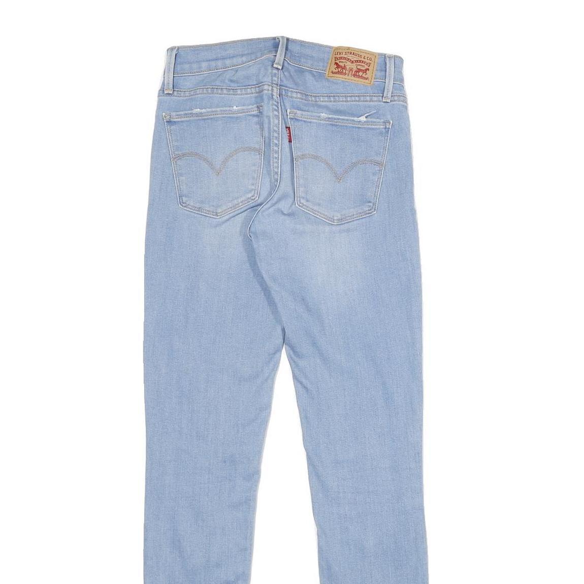 LEVI'S 710 Super Skinny Womens Jeans Blue Slim Skinny Denim Light W25 L30