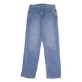 WRANGLER Mens Regular Blue Denim Jeans W32 L34 Classic Zip Cotton Casual