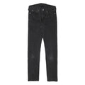 LEVI'S 510 Mens Jeans Black Slim Skinny Denim Medium W27 L27 Zip Fastening