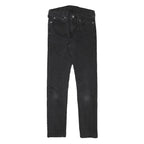 LEVI'S 510 Mens Jeans Black Slim Skinny Denim Medium W27 L27 Zip Fastening
