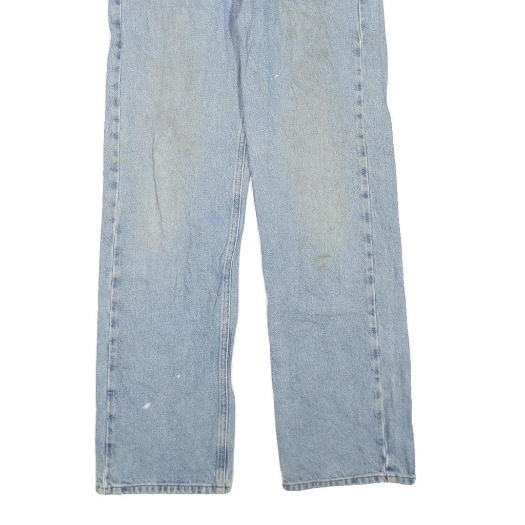 CARHARTT Mens Regular Fit Straight Blue Denim Jeans W30 L32 Classic Cotton Blend