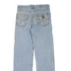 CARHARTT Mens Regular Fit Straight Blue Denim Jeans W30 L32 Classic Cotton Blend