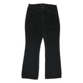 LEVI'S Womens Cotton Blend Black Regular Flared Trousers W32 L31 Stylish Comfort