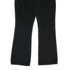 LEVI'S Womens Cotton Blend Black Regular Flared Trousers W32 L31 Stylish Comfort
