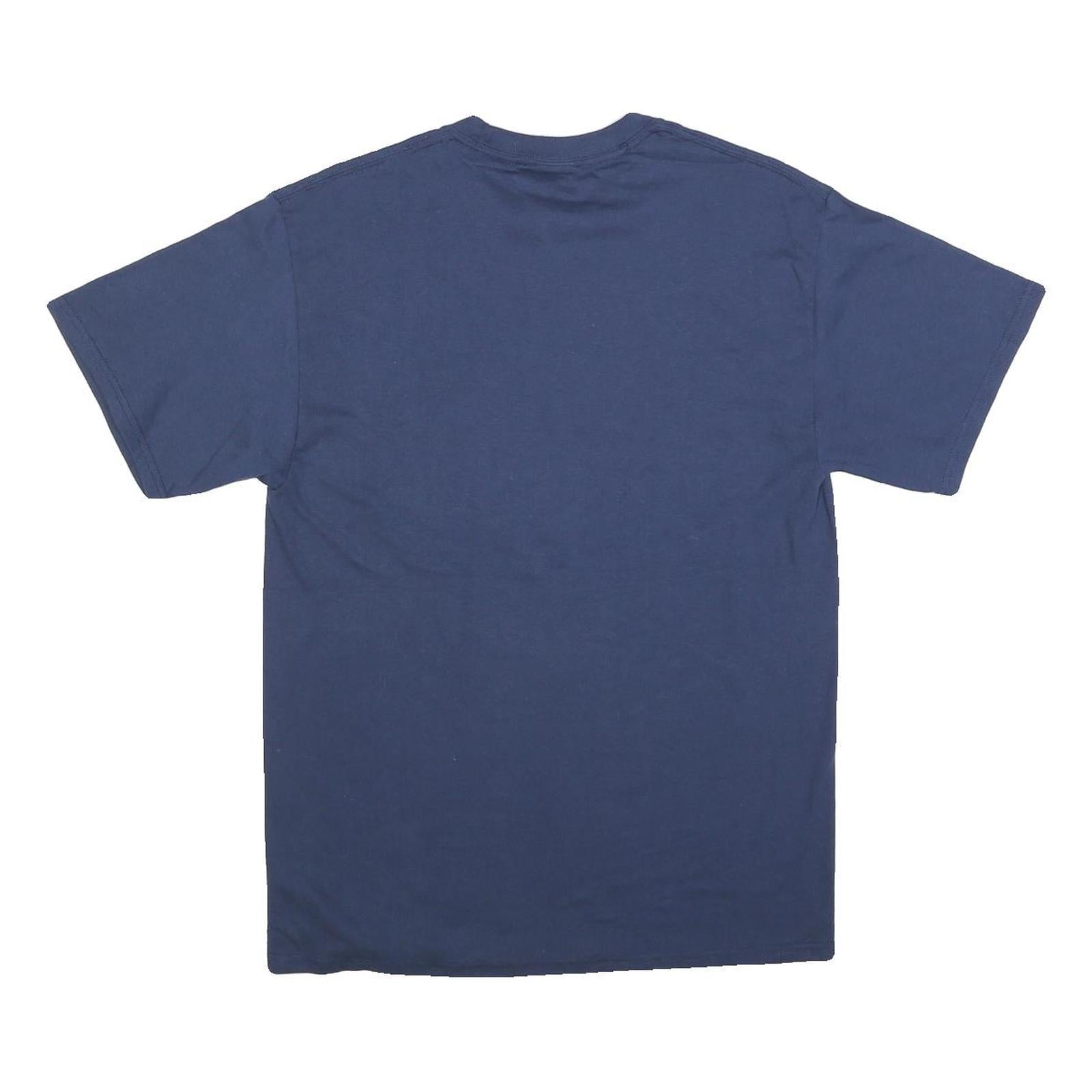 PORT & COMPANY Mens Navy Blue Sierra Nevada Basketball Camp Graphic T-Shirt M