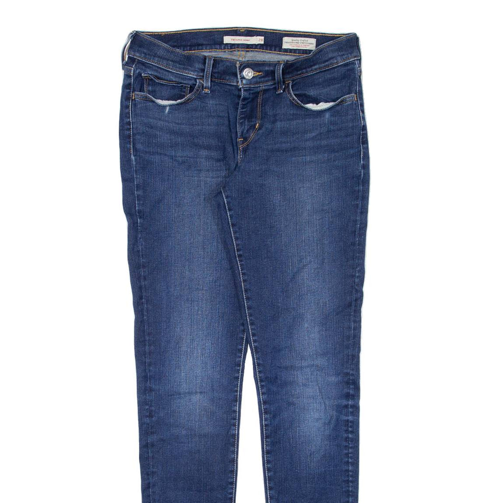 LEVI'S 710 Womens Jeans Blue Slim Skinny W28 L32
