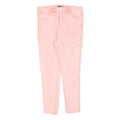 LEVI'S Womens Pink Slim Skinny Denim Light W31 L27 Distressed Hem Jeans
