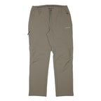 ICEPEAK Mens Polyester Blend Beige Regular Fit Straight Leg Trousers W32 L31