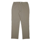 ICEPEAK Mens Polyester Blend Beige Regular Fit Straight Leg Trousers W32 L31