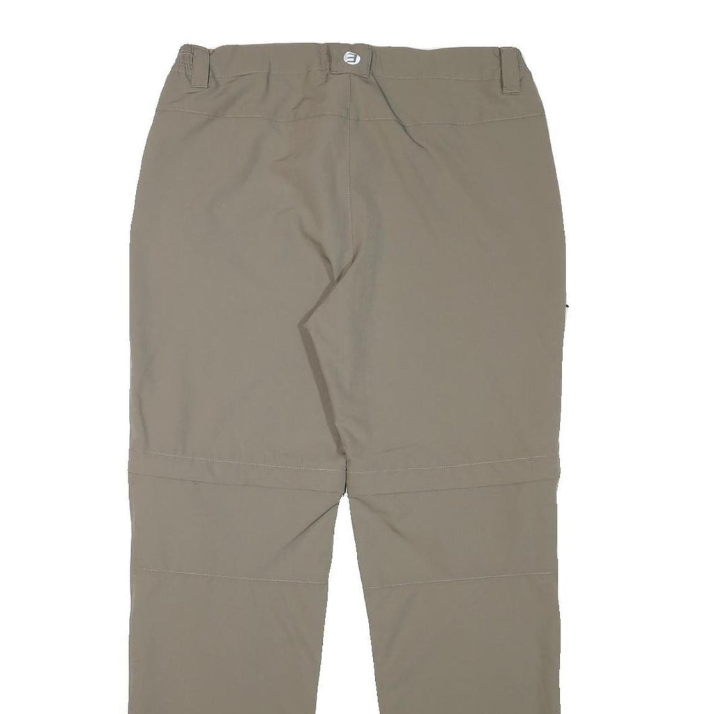 ICEPEAK Mens Polyester Blend Beige Regular Fit Straight Leg Trousers W32 L31