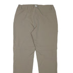 ICEPEAK Mens Polyester Blend Beige Regular Fit Straight Leg Trousers W32 L31