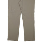 ICEPEAK Mens Polyester Blend Beige Regular Fit Straight Leg Trousers W32 L31