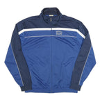 RUSSELL ATHLETIC Mens Blue & Navy Zip Jacket 2XL Polyester Blend Track Casual