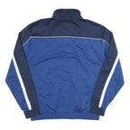 RUSSELL ATHLETIC Mens Blue & Navy Zip Jacket 2XL Polyester Blend Track Casual