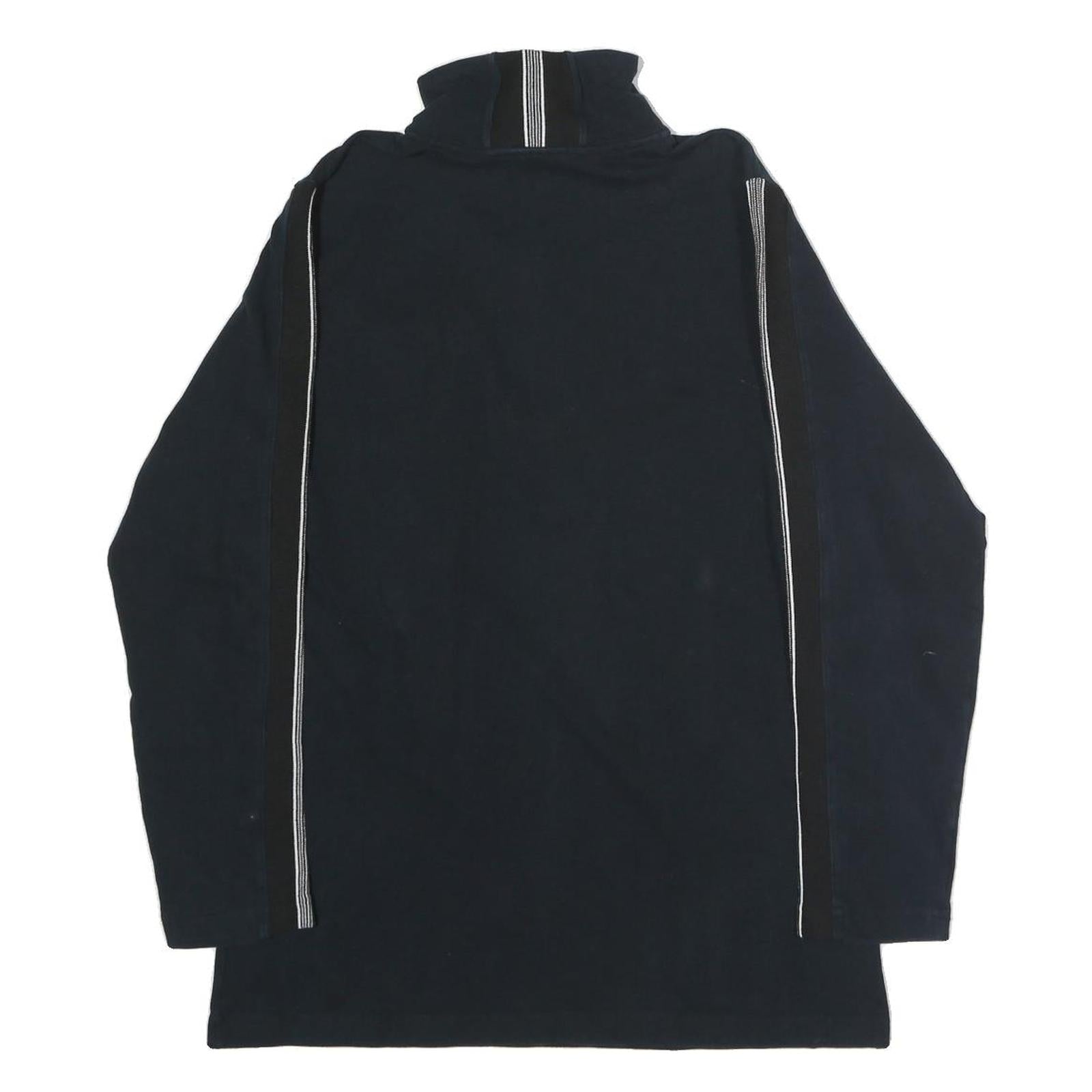 CARHARTT Mens Black Hard Rock Cafe Cable Stripe T-Shirt XL Long Sleeve Crew Neck