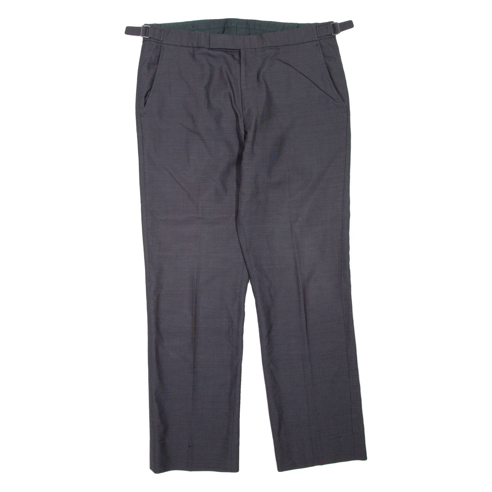 Womens Trousers Black Regular Tapered W32 L30