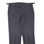 Womens Trousers Black Regular Tapered W32 L30
