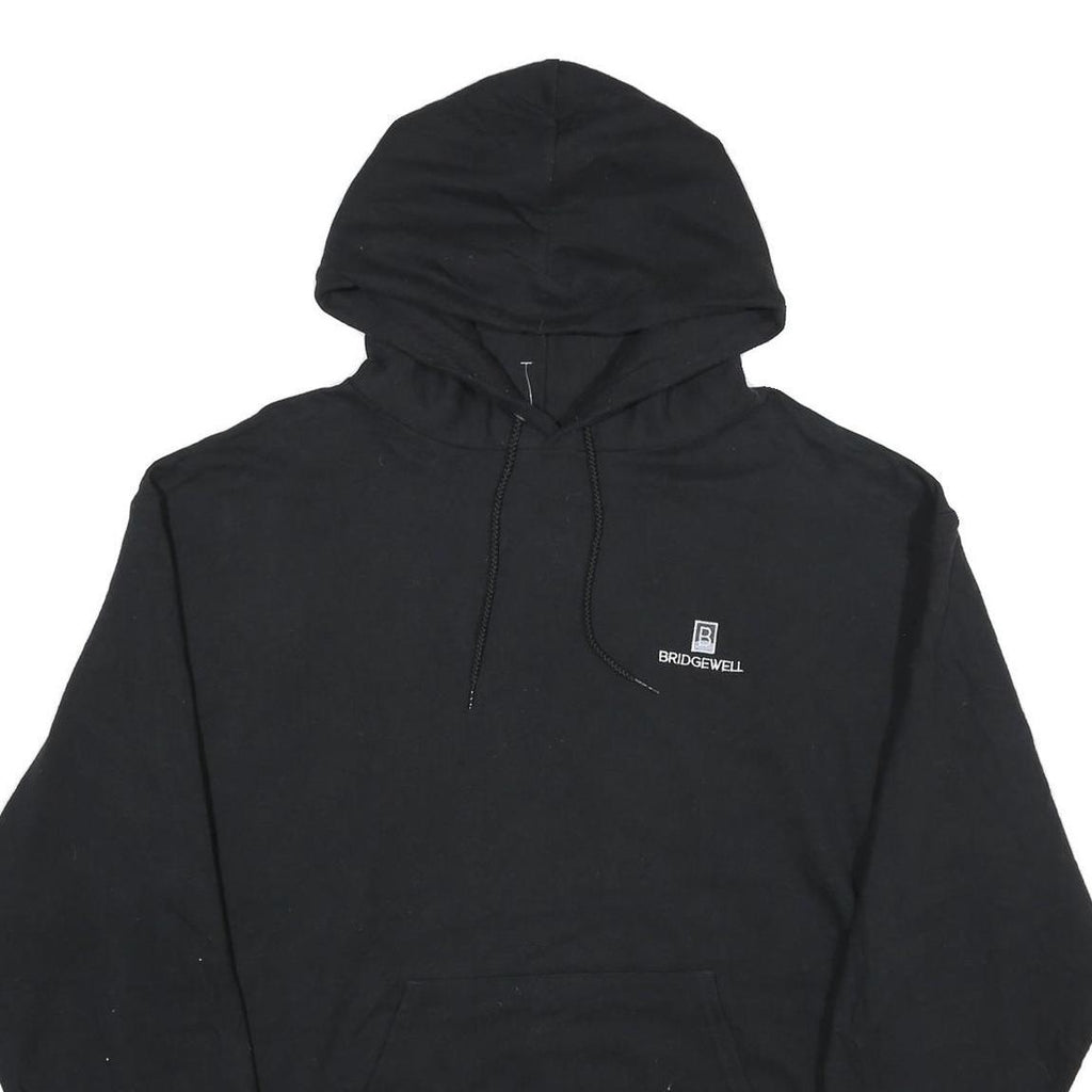 CHAMPION Mens Black Pullover Hoodie XL Casual Cotton Blend Sweatshirt