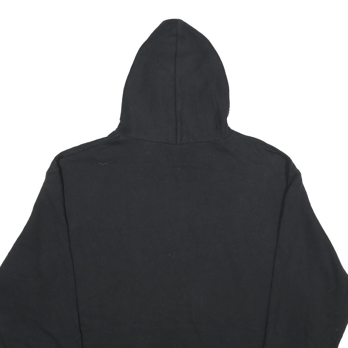 CHAMPION Mens Black Pullover Hoodie XL Casual Cotton Blend Sweatshirt