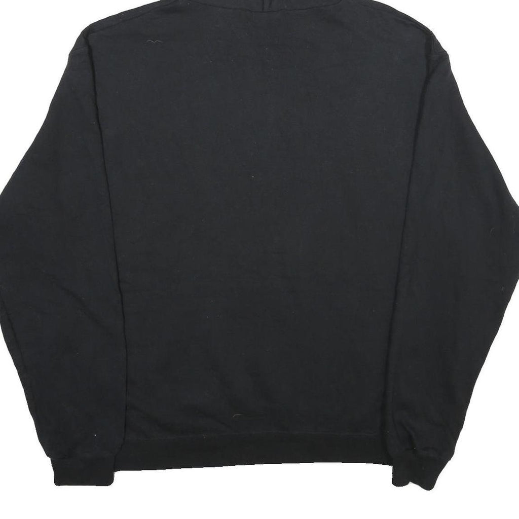 CHAMPION Mens Black Pullover Hoodie XL Casual Cotton Blend Sweatshirt