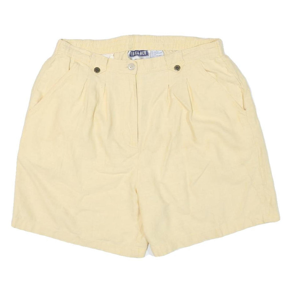 ERIKA AND CO Womens Shorts Cream Casual Plain XL W32 Lightweight Summer