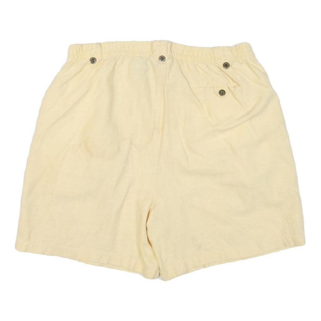 ERIKA AND CO Womens Shorts Cream Casual Plain XL W32 Lightweight Summer