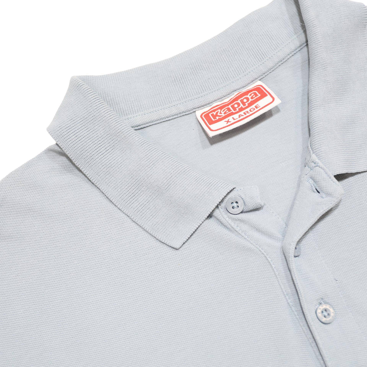 KAPPA Mens Blue XL Cotton Short Sleeve Basic Polo Shirt Classic Logo