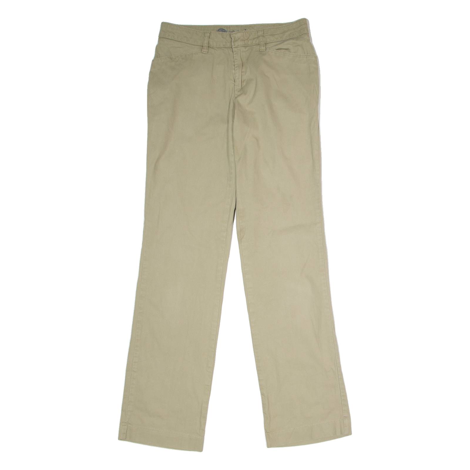 DICKIES Curvy Workwear Womens Trousers Beige Regular Straight W28 L31