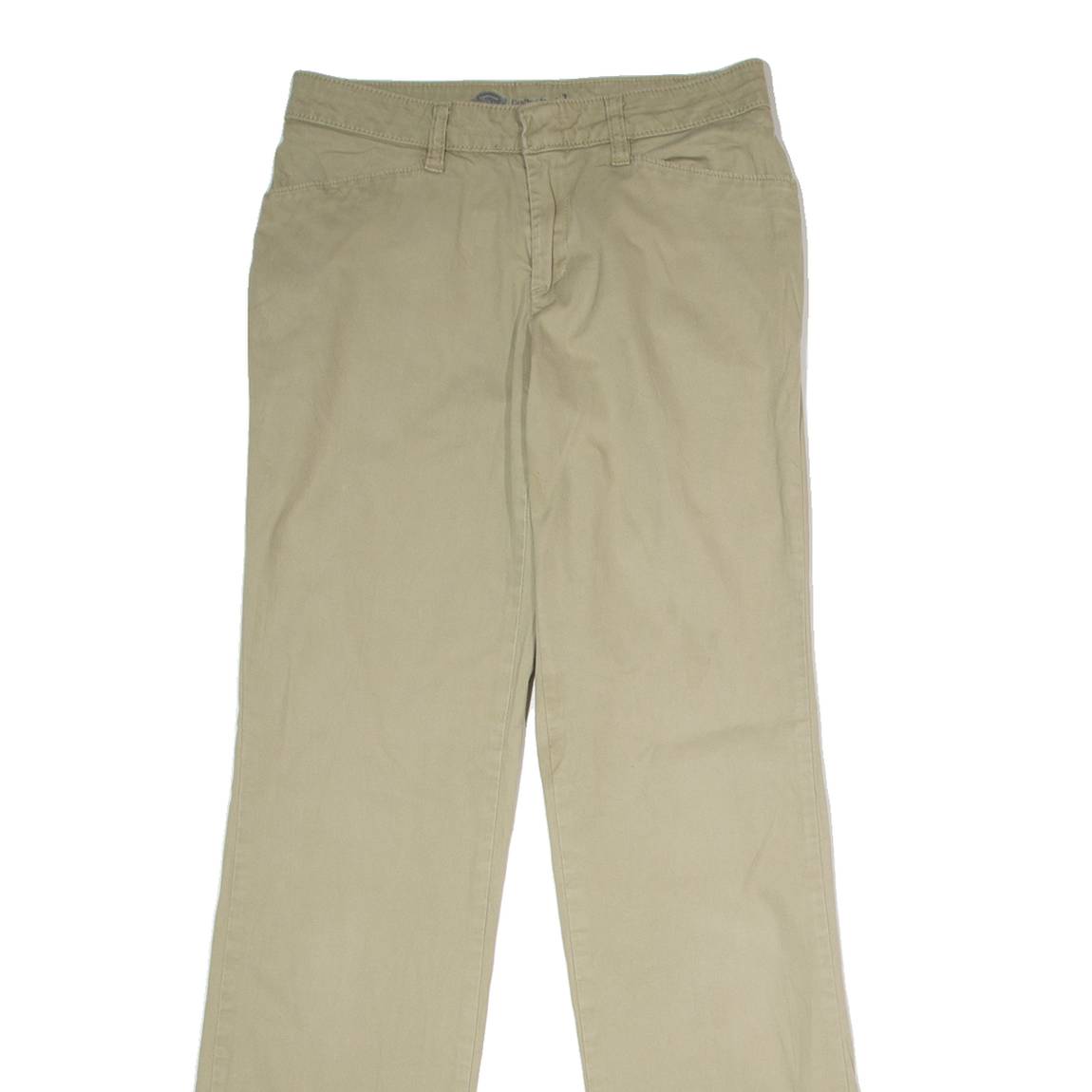DICKIES Curvy Workwear Womens Trousers Beige Regular Straight W28 L31
