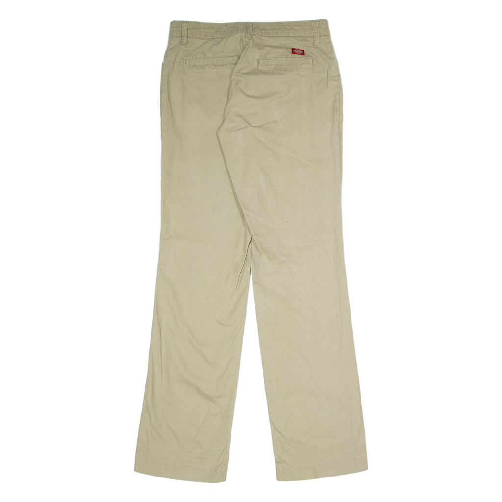 DICKIES Curvy Workwear Womens Trousers Beige Regular Straight W28 L31