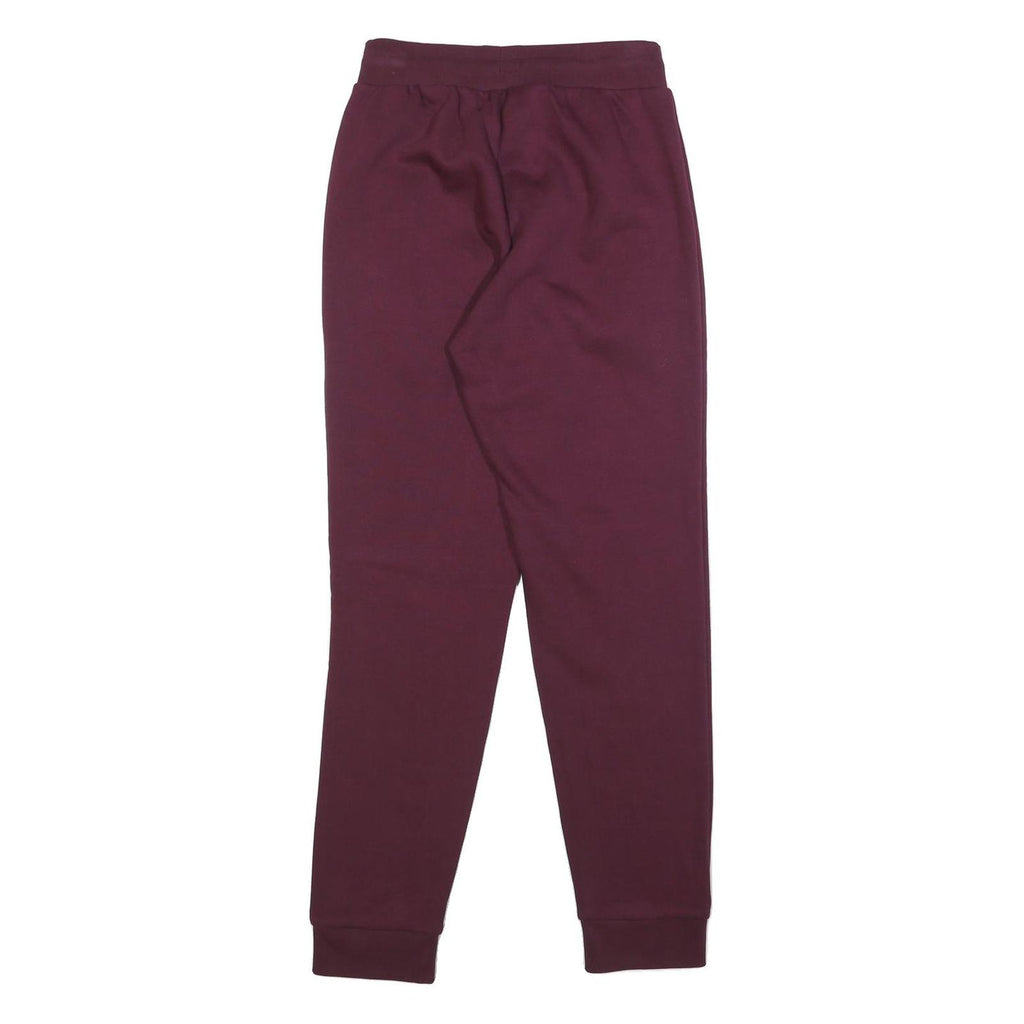 ADIDAS Womens Joggers Maroon XS W22 L28 Slim Tapered Fit Casual Sweatpants
