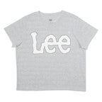 LEE Womens T-Shirt Silver XS