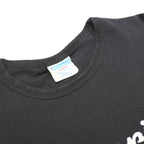CHAMPION Mens Black Long Sleeve Crew Neck Logo Graphic L Cotton T-Shirt