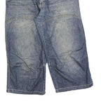 H&M Mens Denim Blue Casual Shorts M W33 Cotton Blend Comfort Style