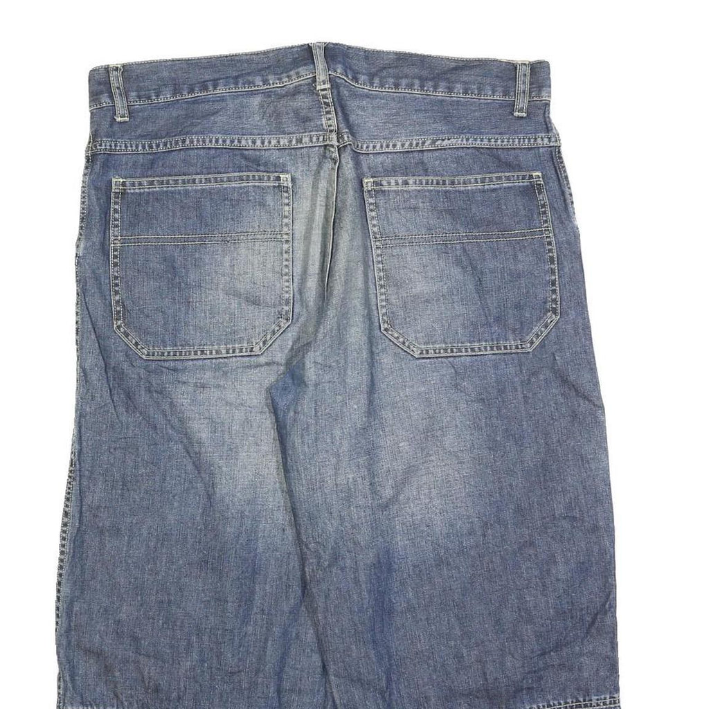 H&M Mens Denim Blue Casual Shorts M W33 Cotton Blend Comfort Style