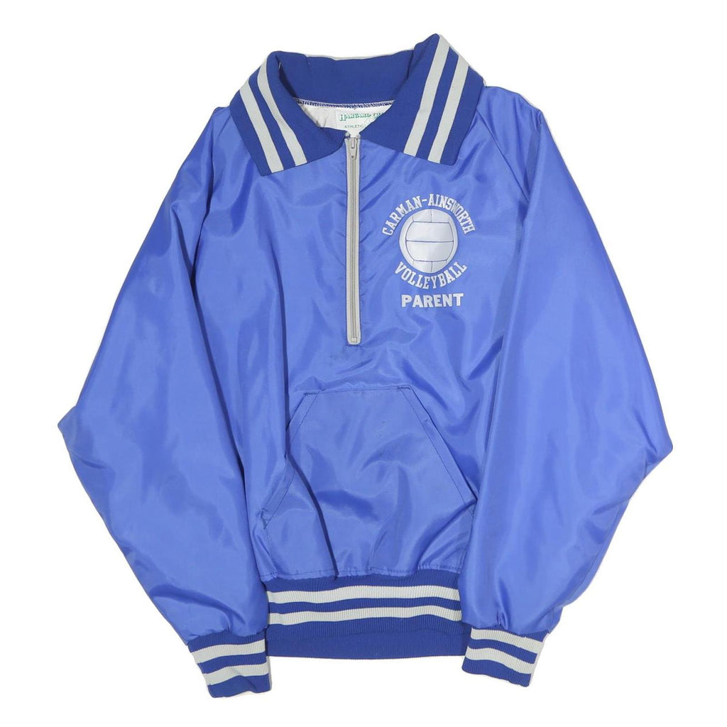 HARVARD CLOTHING Mens Blue Volleyball Parent Jacket XL Polyester Bomber Pockets