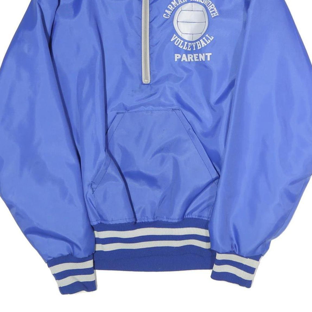 HARVARD CLOTHING Mens Blue Volleyball Parent Jacket XL Polyester Bomber Pockets