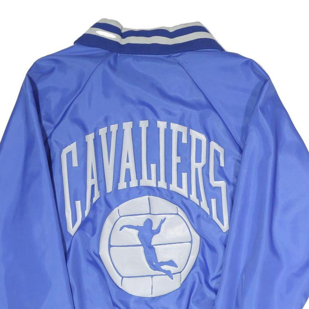 HARVARD CLOTHING Mens Blue Volleyball Parent Jacket XL Polyester Bomber Pockets