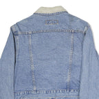 UNION BAY Womens Blue Cotton Denim Jacket M Button Plain Classic Casual